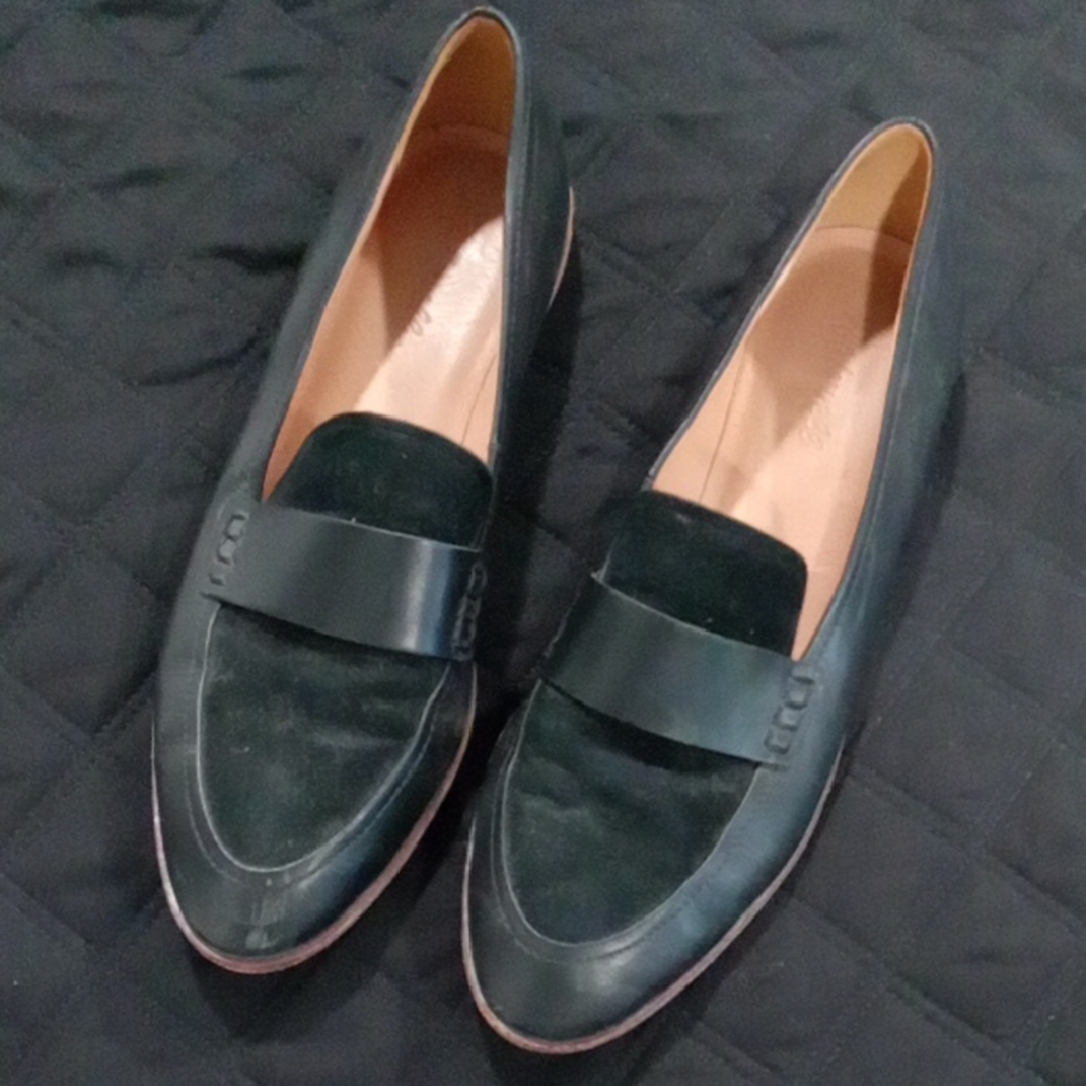Madewell Classic Black Women's Leather Loafers